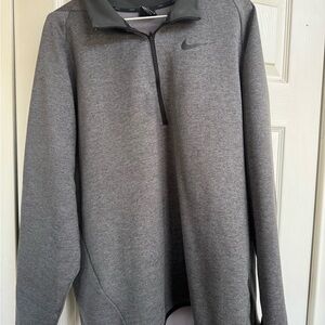 Nike Gray Quarter-Zip Pullover